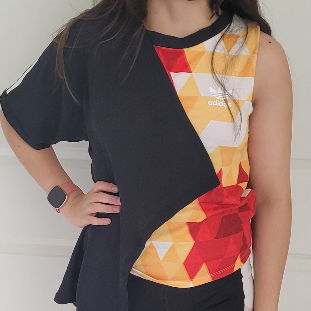 Adidas asymmetrical top